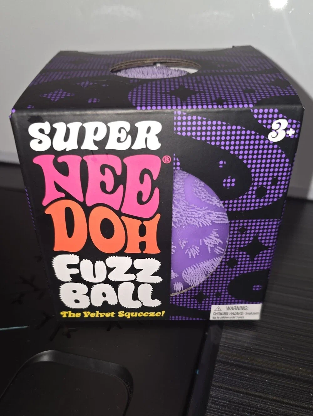 Fuzz Ball Velvet Squeeze - Purple